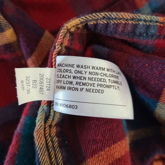 Duluth Trading Men's Cotton Plaid Flannel Button Down XL Tall Lot of 2 - Picture 15 of 15